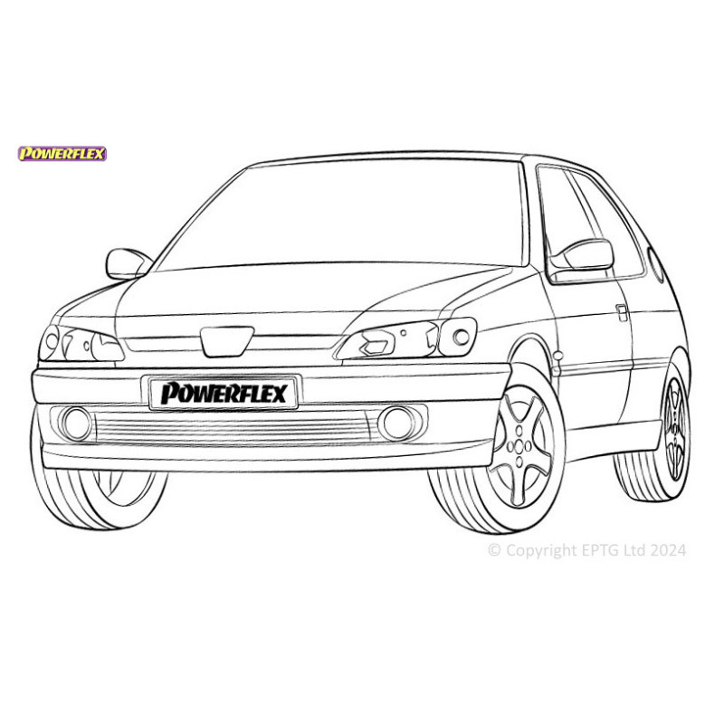 Silent Bloc Powerflex Peugeot 306 (1993-2002)Array