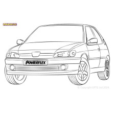 Silentblock Powerflex Peugeot 306 (1993-2002)