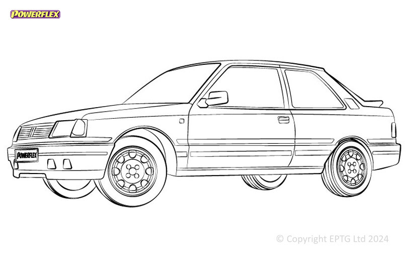 Silent Bloc Powerflex Peugeot 309, incl. GTI (1985-1994)Array
