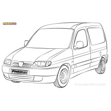 Silent Bloc Powerflex Peugeot Partner I / Ranch (1996-2012)