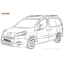 Silentblock Powerflex Peugeot Partner II (2008-2018)