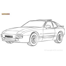 Silentblock Powerflex Porsche 924 et S, 944 (1982 - 1985)