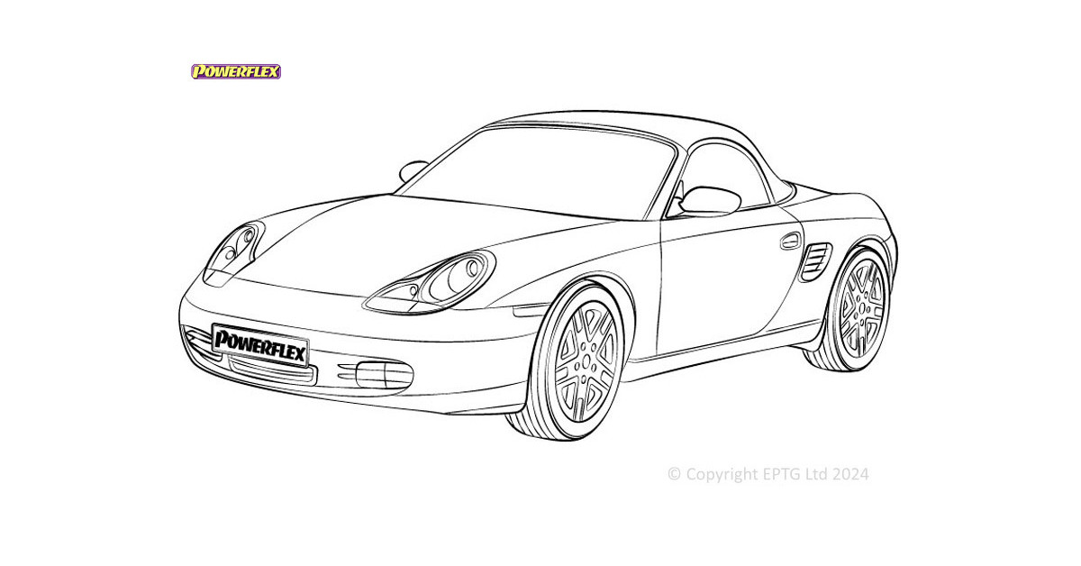 Silentblock Powerflex Porsche 986 Boxster (1997-2004)