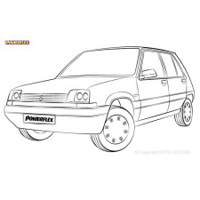 Silent Bloc Powerflex Renault 5 Mk2 (1985-1995)