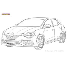 Silent Bloc Powerflex Renault Megane IV, incluindo RS (2015-)