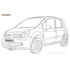Silent Bloc Powerflex Renault Modus (2004-2012)