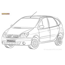Silentblock Powerflex Renault Scenic I (1997-2002)