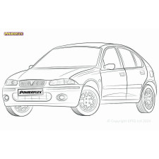 Silentblock Powerflex Rover 200 (1995 - 1999), 25 (1999 - 2005)