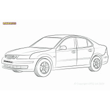 Silent Bloc Powerflex Saab 9-3 YS3F (2003-2014)