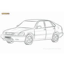 Silent Bloc Powerflex Saab 900 (1994-1998)