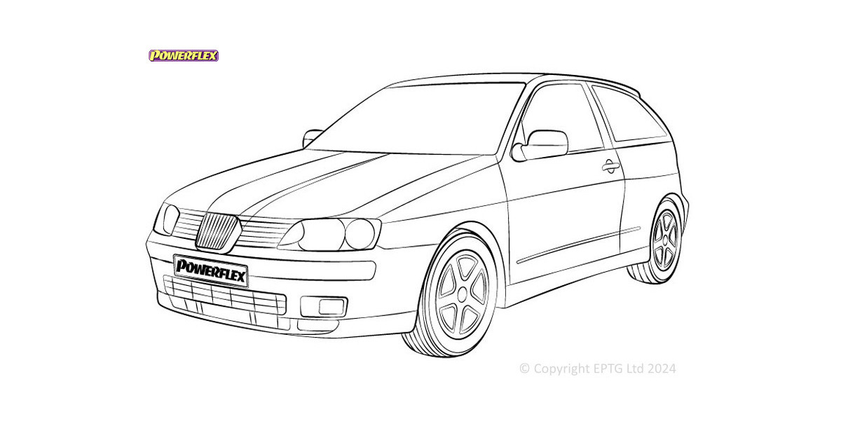 Silentblock Powerflex Seat Ibiza MK2 6K (1993-2002)