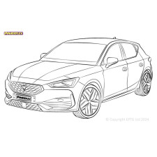 Silentblock Powerflex Seat Leon Mk4 KL Incl. Cupra (2020-) simple bras