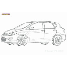 Silent Bloc Powerflex Seat Toledo Mk3 5P (2004-2009)
