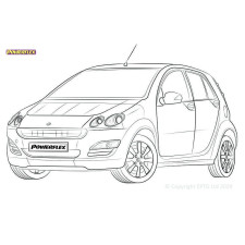 Silent Bloc Powerflex Smart ForFour 454 (2004 - 2006)