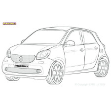 Silent Bloc Powerflex Smart ForTwo e ForFour 453 (2014-)