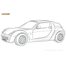 Silent Bloc Powerflex Smart Roadster 452, incluindo Brabus (2003 - 2005)