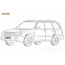Silent Bloc Powerflex Subaru Forester SF (1997 - 2002)