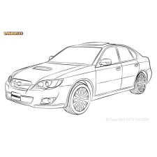 Silent Bloc Powerflex Subaru Legacy BL, BP (2003 - 2009)