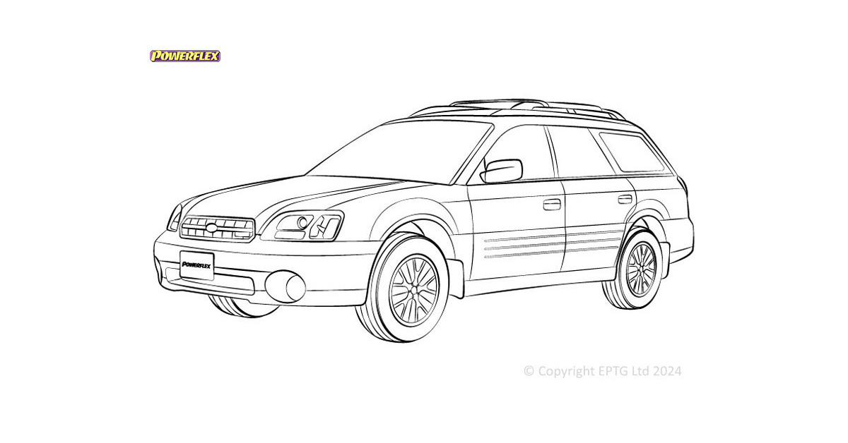Silentblock Powerflex Subaru Outback (1998 - 2003)