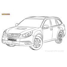 Silentblock Powerflex Subaru Outback (2009 - 2014)