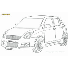 Silent Bloc Powerflex Suzuki Swift Sport MK2 (ZC31S) (2006 - 2010)