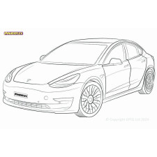 Silent Bloc Powerflex Tesla Model 3 (2017 - 2023)