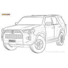 Silent Bloc Powerflex Toyota 4Runner Mk5 (2009 - )