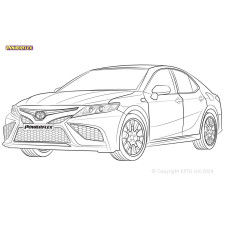 Silent Bloc Powerflex Toyota Camry (1983 - 2010)