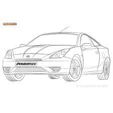 Silentblock Powerflex Toyota Celica (2000 - 2005)