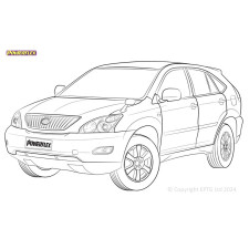 Silentblock Powerflex Toyota Harrier (2013 - )