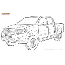 Silent Bloc Powerflex Toyota Hilux Mk7 (2005-2015)