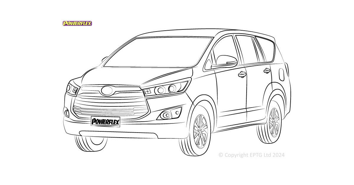 Silentblock Powerflex Toyota Innova Mk2 (2015-)