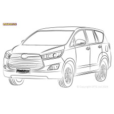 Silentblock Powerflex Toyota Innova Mk2 (2015-)