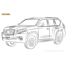 Silentblock Powerflex Toyota Land Cruiser Prado J120 (2002 - 2009)