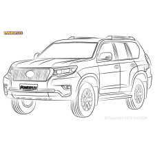 Silentblock Powerflex Toyota Land Cruiser Prado J150 (2009 -)