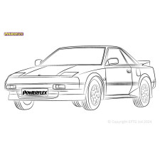 Silentblock Powerflex Toyota MR2 Gen1 AW10/AW11 (1984 - 1989)