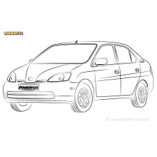 Silent Bloc Powerflex Toyota Prius (2001 - 2009)