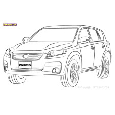 Silent Bloc Powerflex Toyota RAV4 / Vanguard (2006 - 2013)