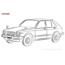 Silent Bloc Powerflex Toyota Starlet KP60 (1978 - 1984)