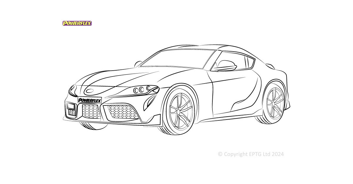 Silentblock Powerflex Toyota Supra Mk5 A90/J29 (2019 -)