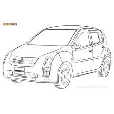 Silentblock Powerflex Toyota WiLL Cypha (2002 - 2005)
