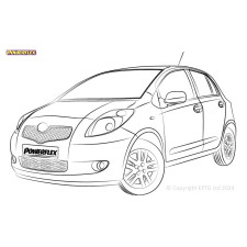 Silent Bloc Powerflex Toyota Yaris Mk2 (2007 - 2011)