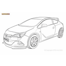 Silent Bloc Powerflex Opel Astra MK6 - Astra J GTC, VXR & OPC (2010-2015)