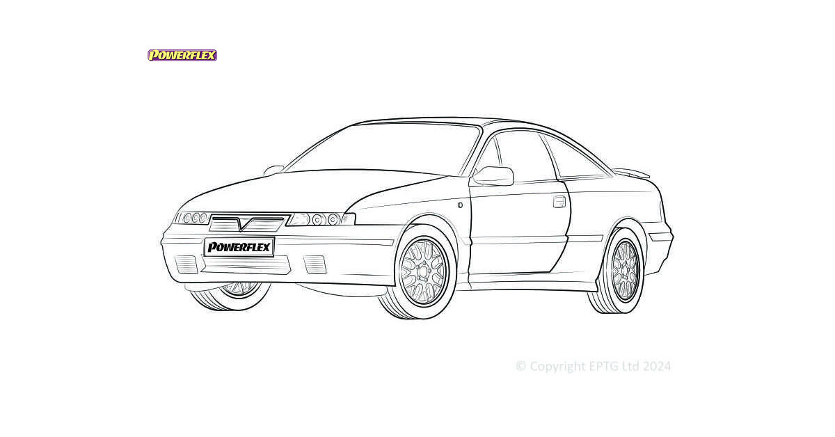 Silentblock Powerflex Opel Cavalier GSi/Calibra 4WD, Vectra A (1989-1995)