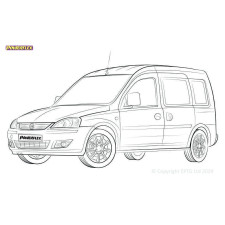 Silent Bloc Powerflex Opel Combo C (2001 - 2011)