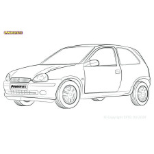 Silent Bloc Powerflex Opel Corsa B (1993-1997)