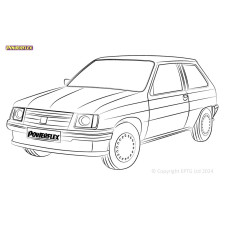 Silentblock Powerflex Opel Nova (1983-1993)