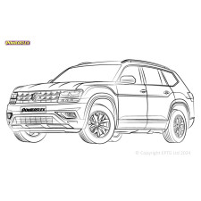 Silent Bloc Powerflex Volkswagen Atlas (2017-)