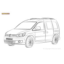 Silent Bloc Powerflex Volkswagen Caddy Mk3.5 Tipo 2K (06/2010 - 2020)