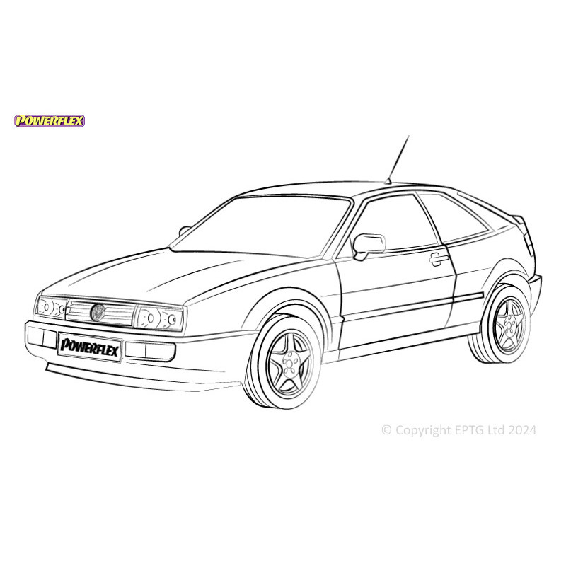 Silentblock Powerflex Volkswagen Corrado 53L (1989 - 1995)Array